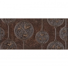 Плитка керамічна Інтеркерама NOBILIS декор темний коричневий Д 68 032