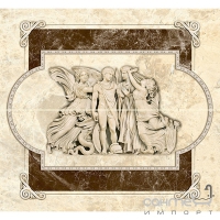 Плитка керамічна Інтеркераму EMPERADOR декор-панно коричневий П 66 031