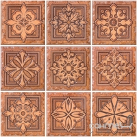 Плитка керамічна для підлоги Інтеркерама BARI декор коричневий для підлоги 1010 07 041 (дев'ять варіантів)