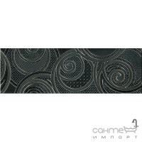 Плитка керамічна для підлоги Інтеркерама AMBIENTE бордюр для підлоги чорний БН 26 082