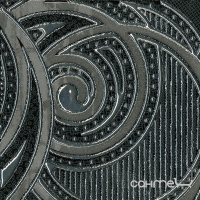 Плитка керамическая напольная Интеркерама AMBIENTE декор напольный угол черный ДН 26 082