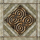 Плитка керамічна для підлоги Інтеркерама ETRUSCAN декор для підлоги кут сірий ДН 48 072