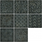 Плитка керамическая напольная Интеркерама LUSSO декор напольный серый 1010 36 072 (восемь вариантов)