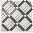 Плитка из белой глины мозаика Atlas Concorde Marvel Cremo Mix Diagonal Mosaic 9MVF