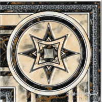 Плитка керамічна підлогова Інтеркерама MEDIO декор кутовий бежевий ДН 38 042