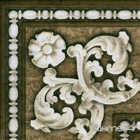 Плитка керамічна для підлоги Інтеркерама STORIA декор для підлоги кут коричневий ДН 62 032