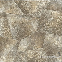 Плитка керамічна підлогова Інтеркерама STUDIO підлога коричнева темна 4343 52 032
