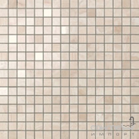 Плитка из белой глины мозаика Atlas Concorde Marvel Travertino Alabastrino Mosaic 9MVT