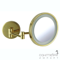 Настенное зеркало для ванной комнаты Bugnatese Accessori 34A DR золото