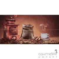 Плитка керамическая декор Absolut Keramika Coffe Beans Composition 02 40x20