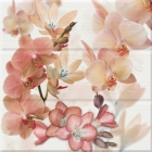 Плитка настенная декор Absolut Aure Composicion Orchides Marron
