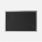 Панель смыва (кнопка) Sanit SWING S700 16.735.00..0001 пластик, черный