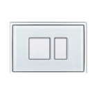 Стеклянная панель смыва (кнопка) Sanit AI S700 16.710.C9..0003 стекло, минт/белый
