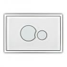 Скляна панель змиву (кнопка) Sanit SG706 S700 16.720.C9..0000 скло, білий