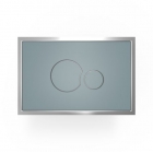 Стеклянная панель смыва (кнопка) Sanit SG706 S700 16.738.L3..0000 стекло, серебристо-серый