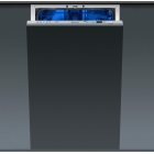Встраиваемая посудомоечная машина Smeg Universal STA4526 Панель Управления-Серебристая