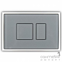 Скляна панель змиву (кнопка) Sanit AI S700 16.714.L3..0003 скло, срібло/срібло