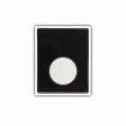 Панель управління для пісуару з ручною клавішею змиву Sanit 16.212.81..0000 скло/пластик, чорний/хром