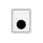Панель управління для пісуару Sanit 16.214.C9..0000 з інфрачервоним датчиком 6V, скло/пластик, білий/чорний