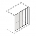 Душові двері для ніші з нерухомим сегментом Teuco Endless BC-D--4- (правостороння)