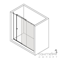 Душові двері для ніші з нерухомим сегментом Teuco Endless BE-G--6- (лівостороння)