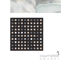 Плитка керамограніт мозаїка REX ALABASTRI DI REX SMERALDO MOSAICO 3D LAP 3X3 RET 739965