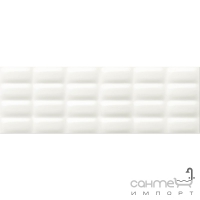 Плитка настенная Opoczno Vivid Colours White glossy pillow 25X75