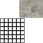 Керамограніт декор мозаїка з нерівною кромкою REX LA ROCHE DI REX GREY MOSAICO 5X5 742230