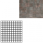 Керамогранит декор мозаика REX LEAVES CHESTNUT MOSAICO 3X3 727283