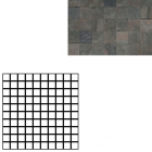 Керамограніт декор мозаїка REX LEAVES NICKEL MOSAICO 3X3 727284