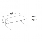 Столешница с боковинами Teuco InsideOut P480 7054---- (белый матовый)