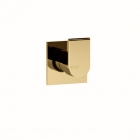 Переключатель встраиваемый на квадратной пластине, два положения Bellosta Jeans 75-4803/2/1Q Матовое Золото