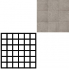Керамограніт мозаїка REX UNIQUE ARGENT MOSAICO GRIP 5X5 734044