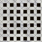 Плитка напольная DEVON&DEVON ELITE 5 (white carrara - black marquinha) ddelite5mca-ne