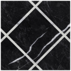 Плитка для підлоги DEVON&DEVON PRESTIGE 1 (black marquinha - white carrara) ddprest1mne-Bi