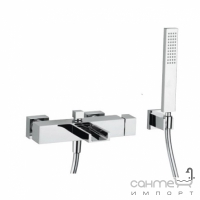 Настінний змішувач для ванни з душовим набором Bellosta Beethoven 01-7701/A Хром