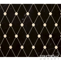 Плитка напольная DEVON&DEVON ELITE 2 (black marquinha - crema marfil) ddelite2mne-cm