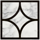Плитка для підлоги DEVON&DEVON PRESTIGE 20x20 3 (white carrara - black marquinha) ddprest3mca-ne/2020