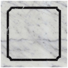 Плитка для підлоги DEVON&DEVON PRESTIGE 20x20 5 (white carrara - black marquinha) ddprest5mca-ne/2020