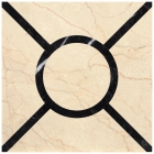 Плитка для підлоги DEVON&DEVON PRESTIGE 20x20 4 (crema marfil - black marquinha) ddprest4crm-ne/2020