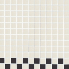 Плитка из цветного мозаичного стекла DEVON&DEVON MOSAIC 2x2 (white - black) de6