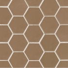 Плитка из цветного мозаичного стекла DEVON&DEVON MOSAIC 5x5 Esagono (caffe) de5050exmosca