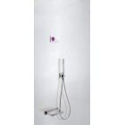 Электронный термостат для ванны с душевым комплектом и каскадным изливом со стены Tres Slim-Tres 092.865.53 Хром 