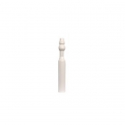Плитка керамическая уголок для плинтуса DEVON&DEVON LAMBRIS End piece for plinth (white) cglamteplwh