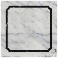 Плитка напольная DEVON&DEVON PRESTIGE 20x20 5 (white carrara - black marquinha) ddprest5mca-ne/2020
