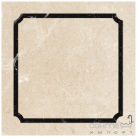 Плитка для підлоги DEVON&DEVON PRESTIGE 20x20 5 (crema marfil - black marquinha) ddprest5crm-ne/2020