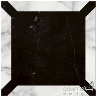 Плитка для підлоги DEVON&DEVON PRESTIGE 20x20 7 (black marquinha - white carrara) ddprest7mne-Bi/2020