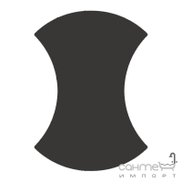 Плитка для підлоги DEVON&DEVON ATELIER BUTTERFLY (black polished) atBUtterFlYBlpol