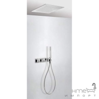 Вбудована душова система з термостатом на два положення Tres Slim-Tres 207.252.04 Хром