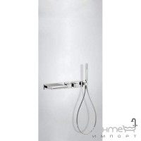Термостат для ванни з душовим комплектом та каскадним виливом зі стіни Tres Slim-Tres 207.192.01 Хром